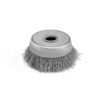 奥托多尔 钢丝刷钢丝轮打磨除锈抛光角磨机电动碗型打磨轮 304不锈钢钢丝 110克 16孔 10个/组(单位:组)