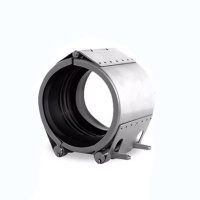 汇特益 不锈钢管道补漏哈夫节 DN65 管外径74-78mm 304不锈钢(单位:个)