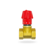 汇特益 流量手动调节阀 黄铜手动调节阀 DN25 1寸 G1(单位:个)