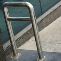 美瑞欧 不锈钢201护栏[U型]加高加横杆 1米高60厘米宽63外管51内管 不含装饰盖配螺丝 定制(单位:套)货期3天