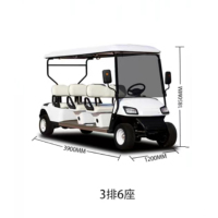 鑫华凯 电动高尔夫球车 标配五块电池60v 3900*1200*1850mm 6座(单位:台)货期9天