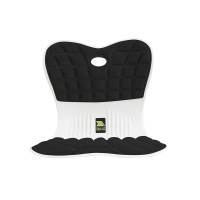 思菲其 护腰靠垫坐垫腰托一体办公室椅子腰垫人体工学椅座垫 推荐60-120斤内使用 黑色403#(单位:个)