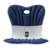 思菲其 护腰靠垫坐垫腰托一体办公室椅子腰垫人体工学椅座垫 推荐60-120斤内使用 运动蓝304#(单位:个)