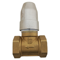 艾克心 流量手动调节阀内丝截止阀流量控制阀减流阀 DN25手动流量调节阀锁闭款 2个/组(单位:组)