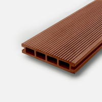 奥托多尔 户外塑木地板 新一代方孔红木色 尺寸140*3000mm 厚度25mm 含卡扣螺丝 10块/组(单位:组)