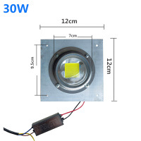 艾克心 led灯模块 LED高杆路灯景观灯光源模组 12*12cm 30W-白光 常规款(单位:个)