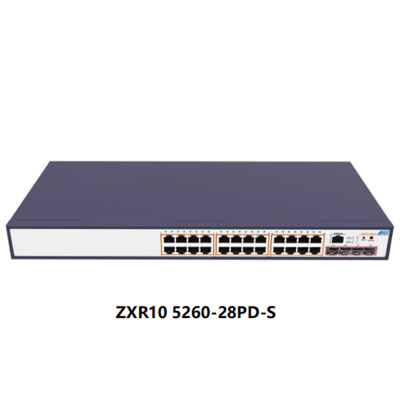 中兴(ZTE) 交换机 ZXR10 5260-28PD-S 不含安装调试 货期7天(单位:台)
