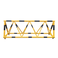 美瑞欧 拒马移动路障单位加油站幼儿园学校门口防冲撞挡人车隔离医院护栏 76管-40管 3米 定制(单位:个)