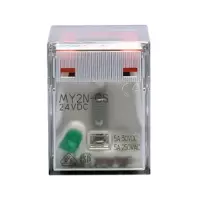 欧姆龙(OMRON) 中间继电器 MY2N-GS ac220 +PYFZ-08-E 5A 含底座(单位:套)