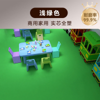 艾克心 pvc塑胶地板革 加厚耐磨地胶地板 1.2MM厚 长度2.5米*宽2米 浅绿色 5平方/卷(单位:卷)