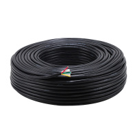 Hittery 电线电缆ZC-RVV 2*0.75 100米/卷 黑色(单位:卷)