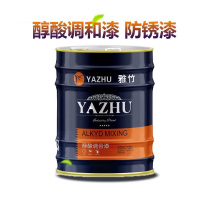 雅竹 红色油漆 醇酸调和漆金属防锈漆 大红色12KG 货期4天 (单位:桶)