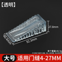 Hittery 硅胶防风门塞 三角门挡-透明-大号[1个装]92.3*40.4*27.8mm 10个/组 (单位:组)