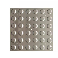 Hittery 导盲贴 304不锈钢 300x300x1.0mm 光面圆点 10个/组 (单位:组)