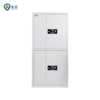 盾将通双节电子保密柜钢制办公柜文件柜档案柜灰白色钥匙密码锁 BMG-1