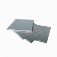 Hittery 灰色PVC板材塑胶板灰胶板挡鼠板 1.22*2.44 5厘厚 10张/组(单位:组)