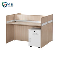 盾将办公桌椅组合简约现代屏风隔断卡座 对向两人位职员桌电脑桌子