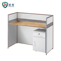 盾将办公桌椅组合简约现代屏风隔断卡座职员桌 单人位员工电脑桌子