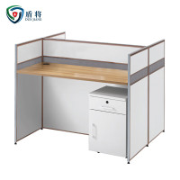 盾将办公桌椅组合简约现代屏风隔断卡座 对向两人位职员电脑桌子