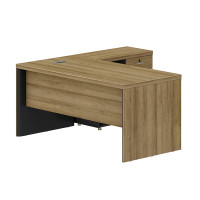 盾将办公桌办公室老板桌现代电脑带柜单人大班台总裁经理主管桌1.8米