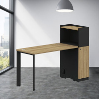 盾将卡位办公家具办公桌总裁桌经理桌 1.7米单人主管桌(右)