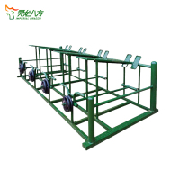 灵龙八方 卧拉组合训练器 大型体能训练器材力量组合室外器械(含135kg杠铃片)S-005