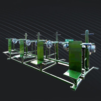 探世界 三角肌组合训练器 坐推组合训练器(含135kg杠铃片)
