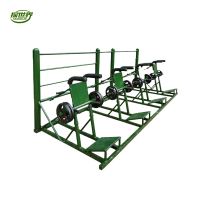 探世界 下肢力量专项训练器 大型体能训练器材力量组合室外器械(含135kg杠铃片)