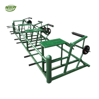 探世界 下肢频率组合训练器 大型体能训练器材力量组合室外器械(含70kg杠铃片)