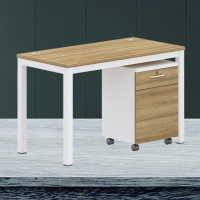 盾将办公桌单人电脑桌简约现代板式1.4米电脑桌