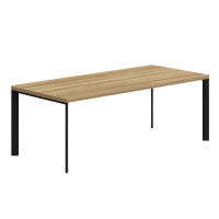 盾将办公桌会议桌长桌小型板式洽谈培训工作台1.8米会议桌