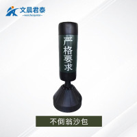 文晨君泰 不倒翁沙包 拳击散打沙袋青少年成人立式沙包吊挂式训练器材加厚[立式]