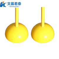 文晨君泰 配置二十 ABS底座底部可注水注沙 适用标志杆蛇形跑杆障碍物倒车杆底座(不含杆)