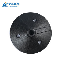 文晨君泰 配置二十一 铸铁底座1.4kg 适用标志杆蛇形跑杆障碍物倒车杆底座(不含杆)