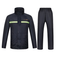 天堂 尼龙绸夜光型双层套装雨衣 N211-7AX XXXL 1套/盒 20套/箱