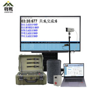 将鹰 中长跑测试仪体能考核测试仪跑步考核计时系统3000米/5000米设备 100人同测