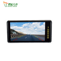 灵龙八方9寸后视镜显示器(AV头)客车车载监控2路AV输入倒车影像后视优先