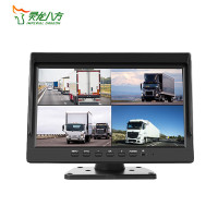 灵龙八方7寸四分割AHD一体机智能声控高清车载倒车影像监控盲区+4摄像头