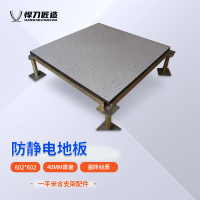 悍刀匠造防静电地板 瓷砖瓷砖贴面机房活动地板 含安装(每平方)HDJ-OJG6240BH