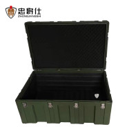 忠将仕 ZJS-JSD1096951 便携器材箱滚塑箱手提箱工具箱航拍仪器箱绿色1090*690*510mm