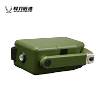 悍刀匠造 手摇应急发电机便携式多功能应急移动电源 单手摇发电机20W 12.6V