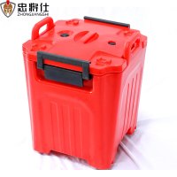 忠将仕 户外保障给养单元便携保温桶(大)红色 ZJS-JB-T45HS