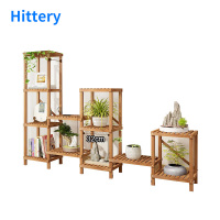 Hittery大花盆花架书房隔断造型室内绿萝落地式2+3+4 1950*290*1400mm