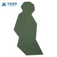 文晨君泰 侧身跑步身靶板通用训练靶牌EVA泡沫靶板器材 100*50*1cm 5块