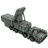 将鹰 充气假目标 训练模拟假目标仿真充气模型 S300雷达车-丛林数码迷彩