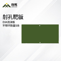 将鹰 户外射箭训练 EVA泡沫板打靶瞄准辅助训练器材 射孔靶板 5块