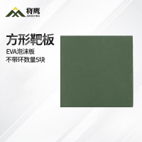 将鹰 户外射箭训练 EVA泡沫板打靶瞄准辅助训练器材 方形靶板 5块