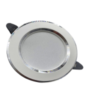 艾克心 筒灯LED LED嵌入式筒灯 6w 开孔95mm 暖光3000K(白+银)(单位:个)