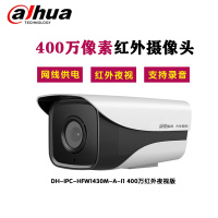 大华(alhua) 全彩夜视网络监控摄像头家用远程录音6mm400万POE红外带录音 (单位:台)