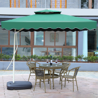 奥托多尔 户外遮阳伞 2.2米墨绿[含120斤水箱]四股伞架 定制两面LOGO印制(单位:套)货期4天